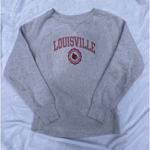 Pro Edge Campus Classics Louisville Cardinals Crewneck.